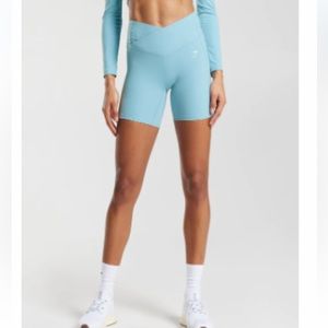Blue Gymshark gym shorts, size S, NIB